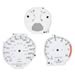 NR Automobile Accessories 3403 - NR Automobile Accessories White Gauge Faces