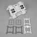 Offenhauser 5186 - Offenhauser 360 Degree Dual Quad Low-Rise Intake Manifolds