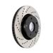 StopTech 128-33054L - StopTech SportStop Drilled Brake Rotors