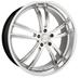 Click here for more information about Privat - Konig Wheel A398510459 - Privat Wheels Atlantik Silver Wheels with Machined Face