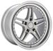 Click here for more information about Privat - Konig Wheel RL7851236S - Privat Wheels Rivale Silver Wheels with Machined Lip