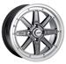 Click here for more information about Privat - Konig Wheel KN00512409 - Privat Wheels Kontakt Black Opal Wheels with Machined Lip