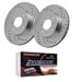 Power Stop 8202XPR-KT - Cragar Cryogenic Performance Brake Rotors and Evolution Pads