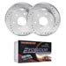 Power Stop 8144XPR-KT - Cragar Cryogenic Performance Brake Rotors and Evolution Pads