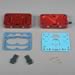 Quick Fuel 34-105 - Quick Fuel Double Pumper Billet Metering Block Conversion Kits