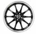 Riax Wheels RX108177017 - Riax Seca Series Black Wheels