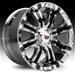 Rolling Big Power 94R-2090-85-12C - Rolling Big Power 94R Chrome Wheels with Black Inserts