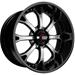Rolling Big Power 96R-2090-87-12MB - Rolling Big Power 96R Black Machined Wheels