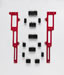 Click here for more information about R&amp;M Specialties 1105R - R&amp;M Billet Wire Looms