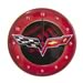 Genuine Hotrod Hardware CLB-C6 - Racing Reflections Nostalgic Tin Clocks