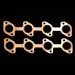 SCE Gaskets 4046 - SCE Pro Copper Embossed Exhaust Gaskets