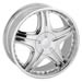 Click here for more information about Sendel Wheel S06-16703C - Sendel S06 Chrome Wheels