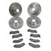 Stainless Steel Brakes A2351019 - Stainless Steel Brakes Short Stop Slotted Rotor Upgrade Kits