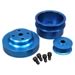 Summit Racing SUM-329700-W - Summit Racing&amp;#174; Underdrive Aluminum Pulley Kits