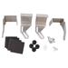 Summit Racing SUM-329725 - Summit Racing&amp;#174; Universal Radiator Fan Mounting Brackets