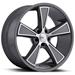 Click here for more information about Summit Racing SUM-431-8865G15 - Summit Racing® Series 431 Hustler Gray Wheels