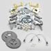 Summit Racing SUM-BK1202 - Summit Racing® Full Wheel Drum-to-Disc Brake Conversion Kits