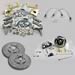 Summit Racing SUM-BK1203 - Summit Racing® Complete Drum-to-Disc Brake Conversion Kits