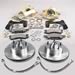Summit Racing SUM-BK1211 - Summit Racing® Full Wheel Drum-to-Disc Brake Conversion Kits