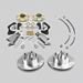 Summit Racing SUM-BK1214 - Summit Racing&amp;#174; Full Wheel Drum-to-Disc Brake Conversion Kits