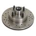 Summit Racing SUM-BR-61011L - Summit Racing® Extreme Performance Cross-Drilled Brake Rotors