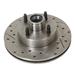 Summit Racing SUM-BR-61011R - Summit Racing® Extreme Performance Cross-Drilled Brake Rotors