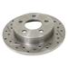 Summit Racing SUM-BR-61042R - Summit Racing® Extreme Performance Cross-Drilled Brake Rotors