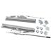 Summit Racing SUM-G1153 - Summit Racing® Universal Sliding Seat Brackets