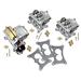 Summit Racing SUM-G1930 - Summit Racing® Triple 2-Barrel Carburetors