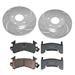 Summit Racing SUM-KAR8609PS - Summit Racing&amp;#174; Ultimate Performance Brake Rotor and Pad Combos