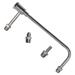 Summit Racing SUM-M08101 - Summit Racing® Chrome Gas Line Kits