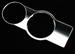 Click here for more information about Silverhorse Racing S197-500-C - SilverHorse Racing Tru-Billet Cup Holder Bezels