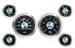 Click here for more information about Stewart Warner 82250 - Stewart Warner Performance Power Series Analog Gauge Kits