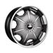 Click here for more information about Baccarat Wheels 1150B-2806 - Baccarat Director Series Black Wheels