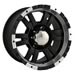 The Wheel Group 182-5885B - ION Alloy Series 182 Black Wheels