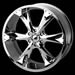 Baccarat Wheels 2111C-2836 - Baccarat Linc Series Chrome Wheels