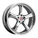 Click here for more information about Victor Equipment Wheels 2010VIT505130C71 - Victor Equipment Wheels Turismo Chrome Wheels