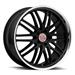 Click here for more information about Victor Equipment Wheels 2010VIL505130B71 - Victor Equipment Wheels Le Mans Black Wheels with Mirror-Cut Lip