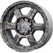 V-Tec Wheel 326-7836HW25 - V-Tec Off-Road 326 Series RealTree Hardwoods Camo Wheels