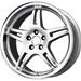 Click here for more information about Voxx Wheel MG3 780-5114-40SML - Voxx Wheels MG-3 Silver Machined Face Wheels