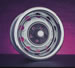 Wheel Vintiques 56-5712044 - Wheel Vintiques 56 Series Chrysler Rallye Silver Wheels