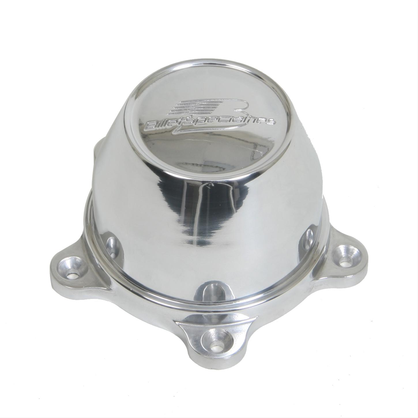 Billet Specialties Center Cap 2.875" Dia BoltOn Dome Polished Aluminum