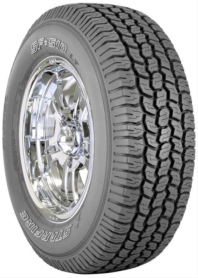 Set of 4 Cooper Tires Starfire SF510 LT Tires 285/7516 Radial 51010