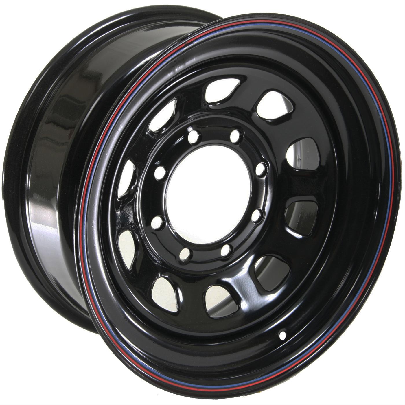 Cragar Black Steel D Window Wheels 17x8 8x65 Bc Set Of 4 Ebay