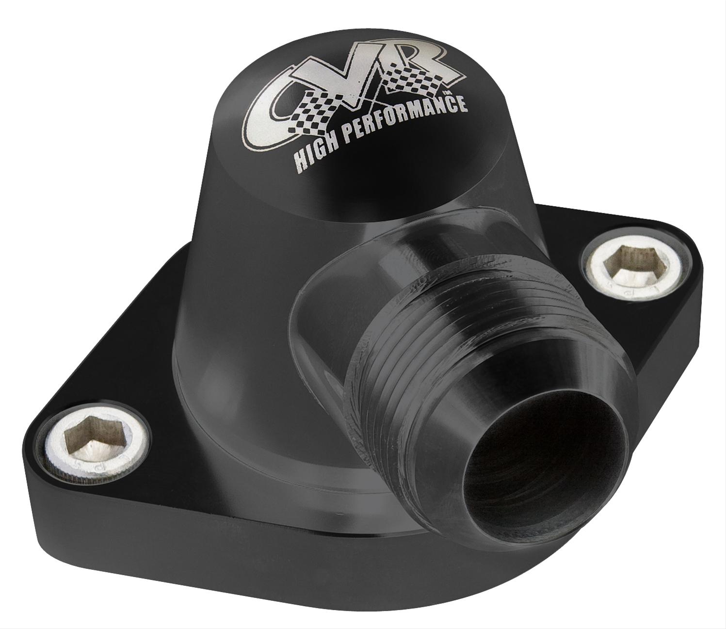 CVR Products Thermostat Housing Chevy SBC/BBC V8 90 Degree Black Anodized eBay