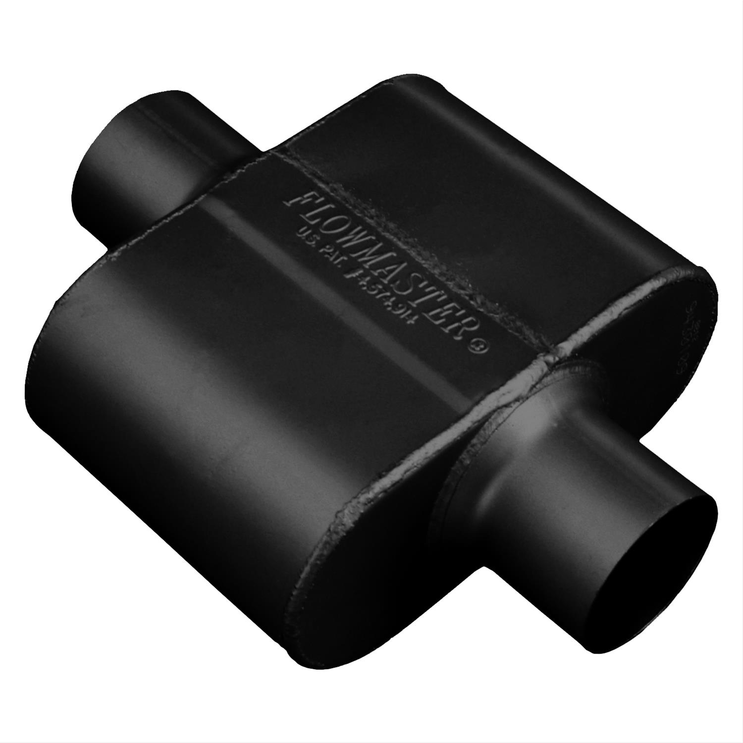Single chamber flowmaster muffler