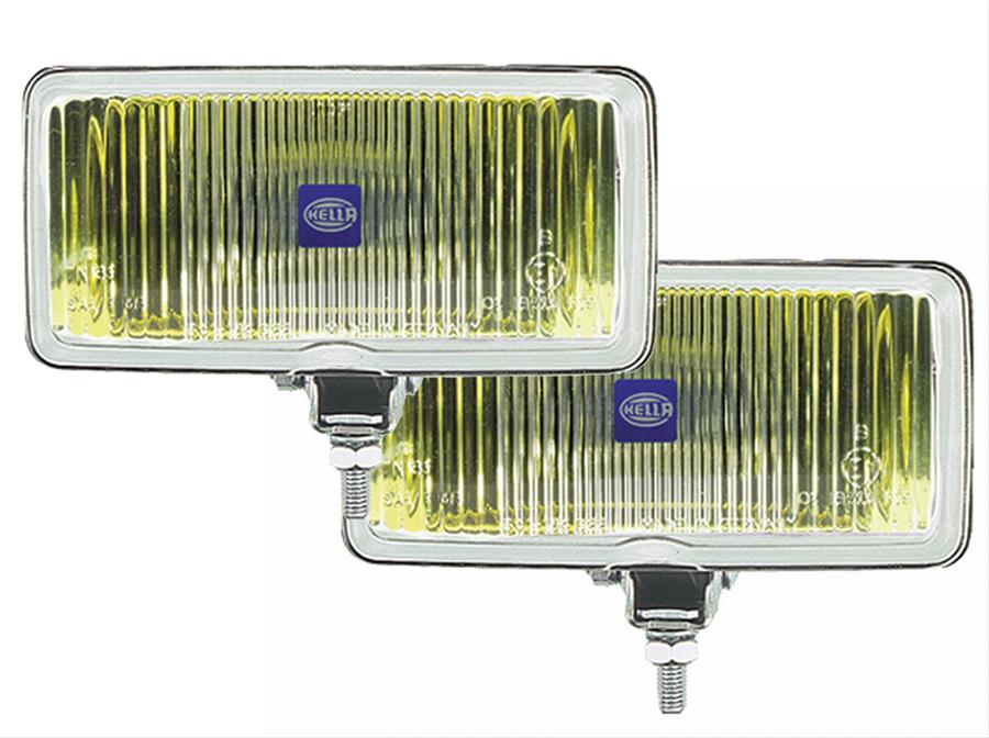 Hella Model 550 Lights 55W Rectangular Amber Lens 005700881 eBay
