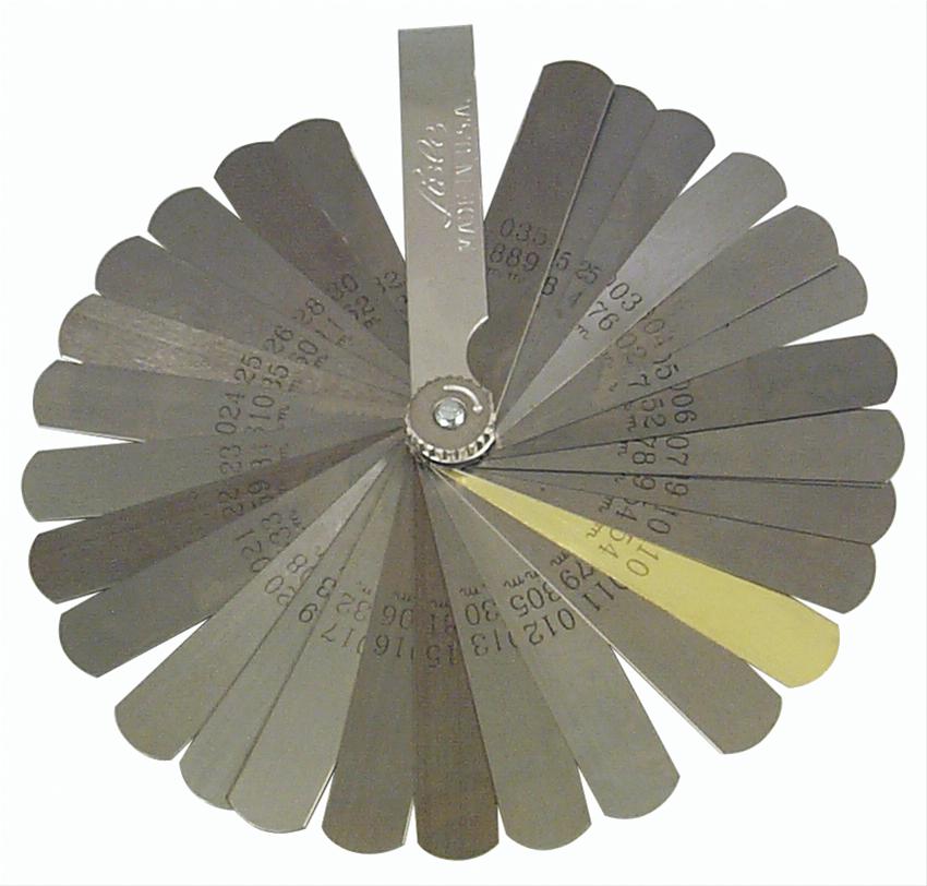Lisle Feeler Gauges Deluxe 0.0015 0.035 in. Range Handle Set eBay