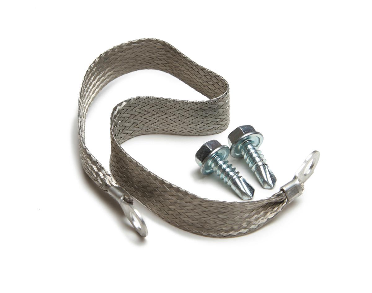 Painless Wiring Engine Ground Strap 10gauge Stainless Steel 11 in