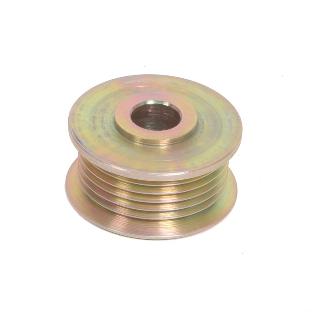 Powermaster Alternator Pulley; Overdrive Pulley; Serpentine; 6 Groove